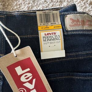 New Levis 512 bootcut jeans never worn